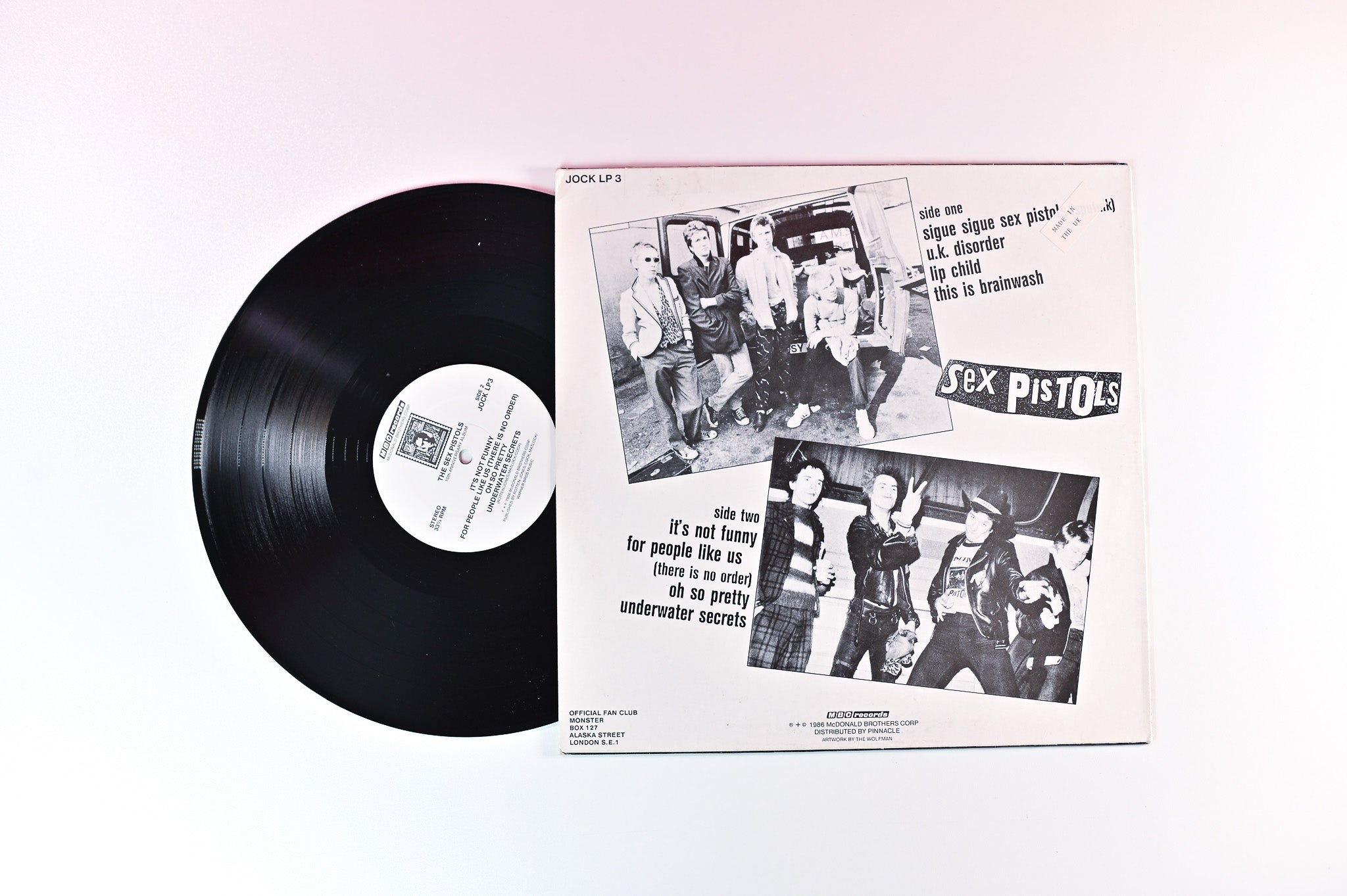 Sex Pistols - 10th Anniversary Album on MBC Records