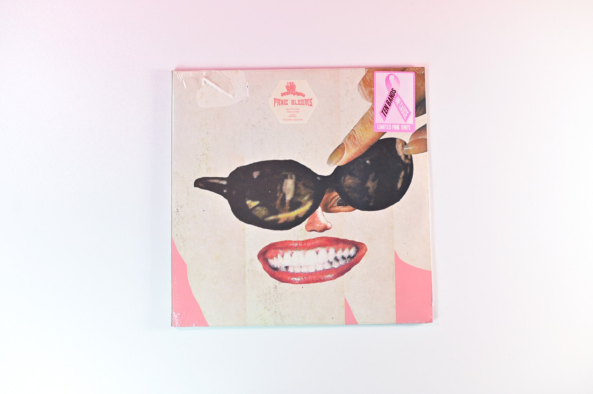 Black Moth Super Rainbow - Panic Blooms on Rad Cult - Sealed Pink Vinyl