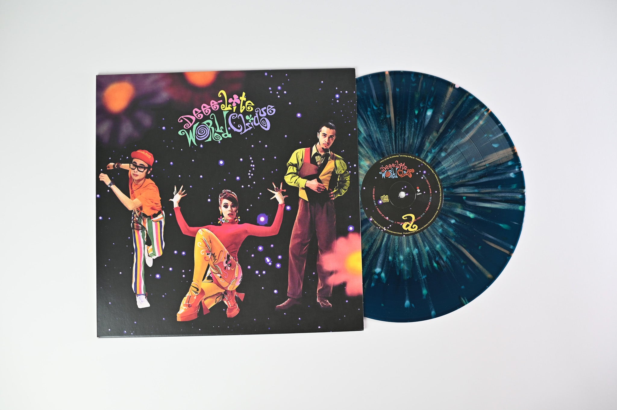 Deee-Lite - World Clique on Get On Down/Elektra Reissue on Groovy Cosmic Splatter Vinyl