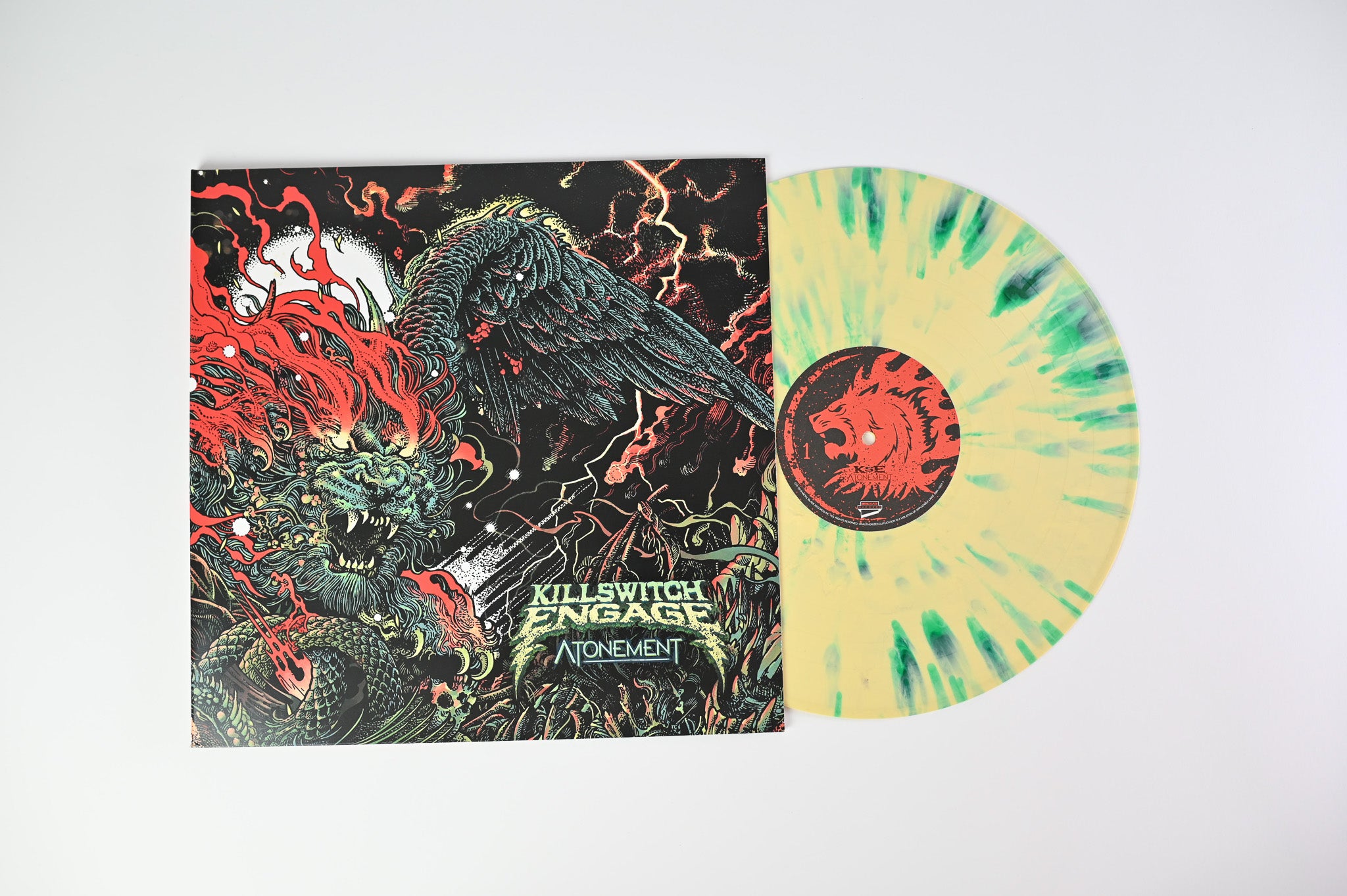 Killswitch Engage - Atonement on Metal Blade Records Cream w/ Green Splatter Vinyl