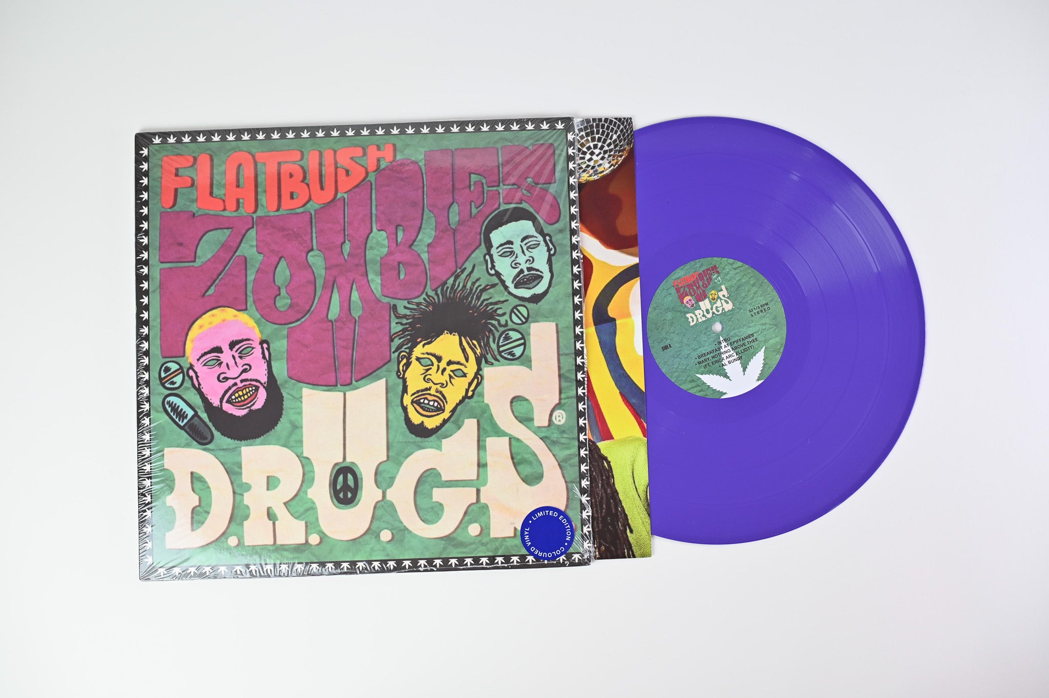 Flatbush Zombies - D.R.U.G.S. Unofficial Release on Purple Vinyl