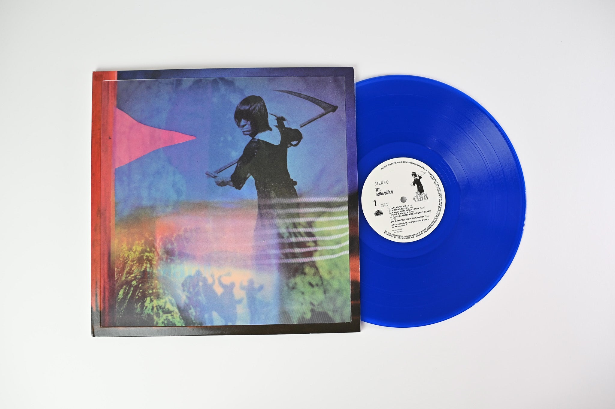 Amon Düül II - Yeti on Purple Pyramid Reissue on Blue Vinyl w/ Lenticular Cover