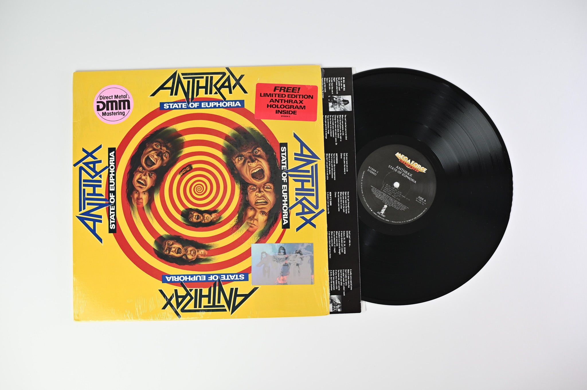 Anthrax - State Of Euphoria on Island Records/Megaforce Worldwide Limi