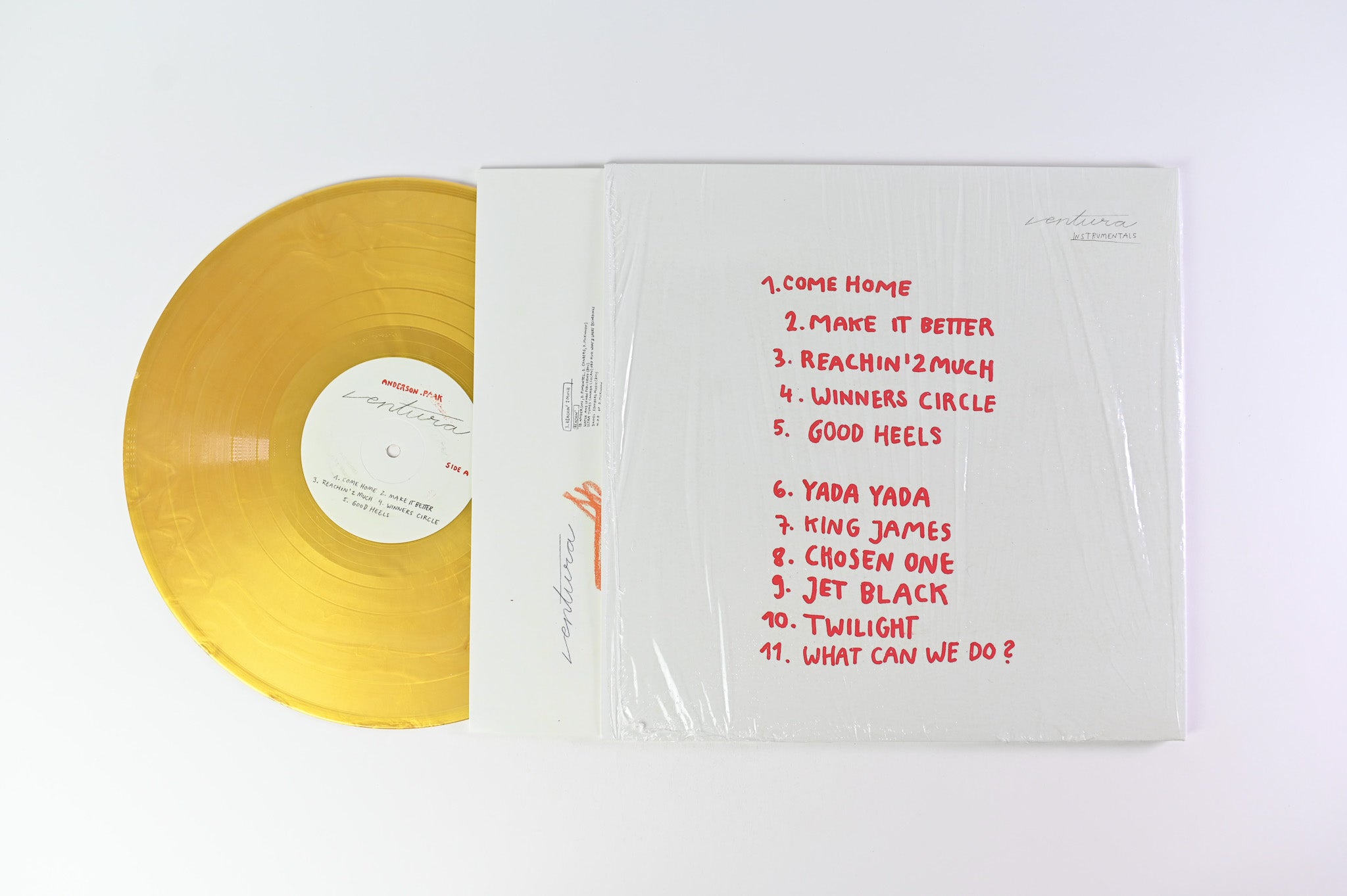 Anderson .Paak - Ventura (Instrumentals) on Aftermath Ltd Gold Vinyl