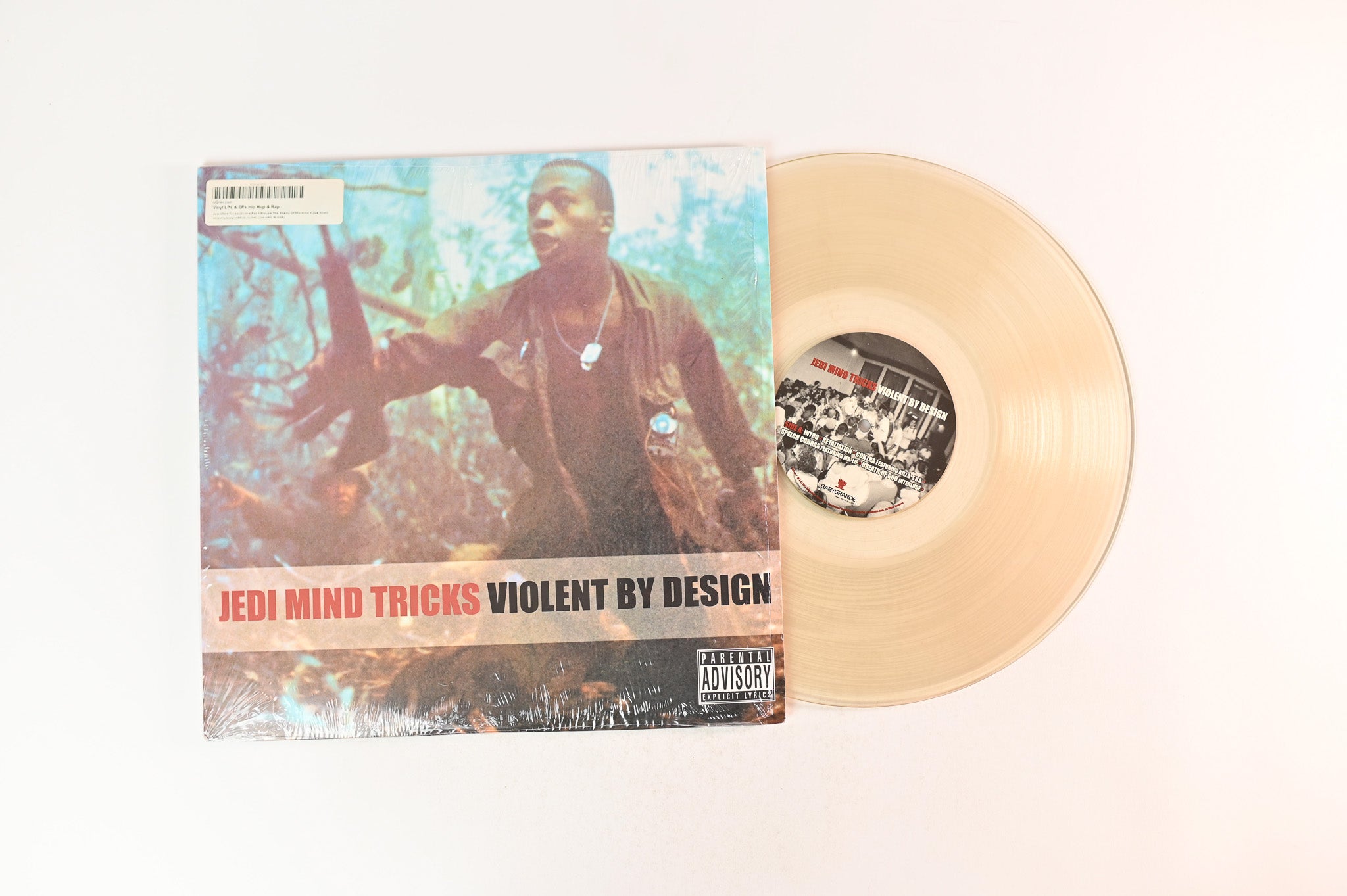 Jedi Mind Tricks - Violent By Design on Babygrande Ltd Clear Vinyl Reissue