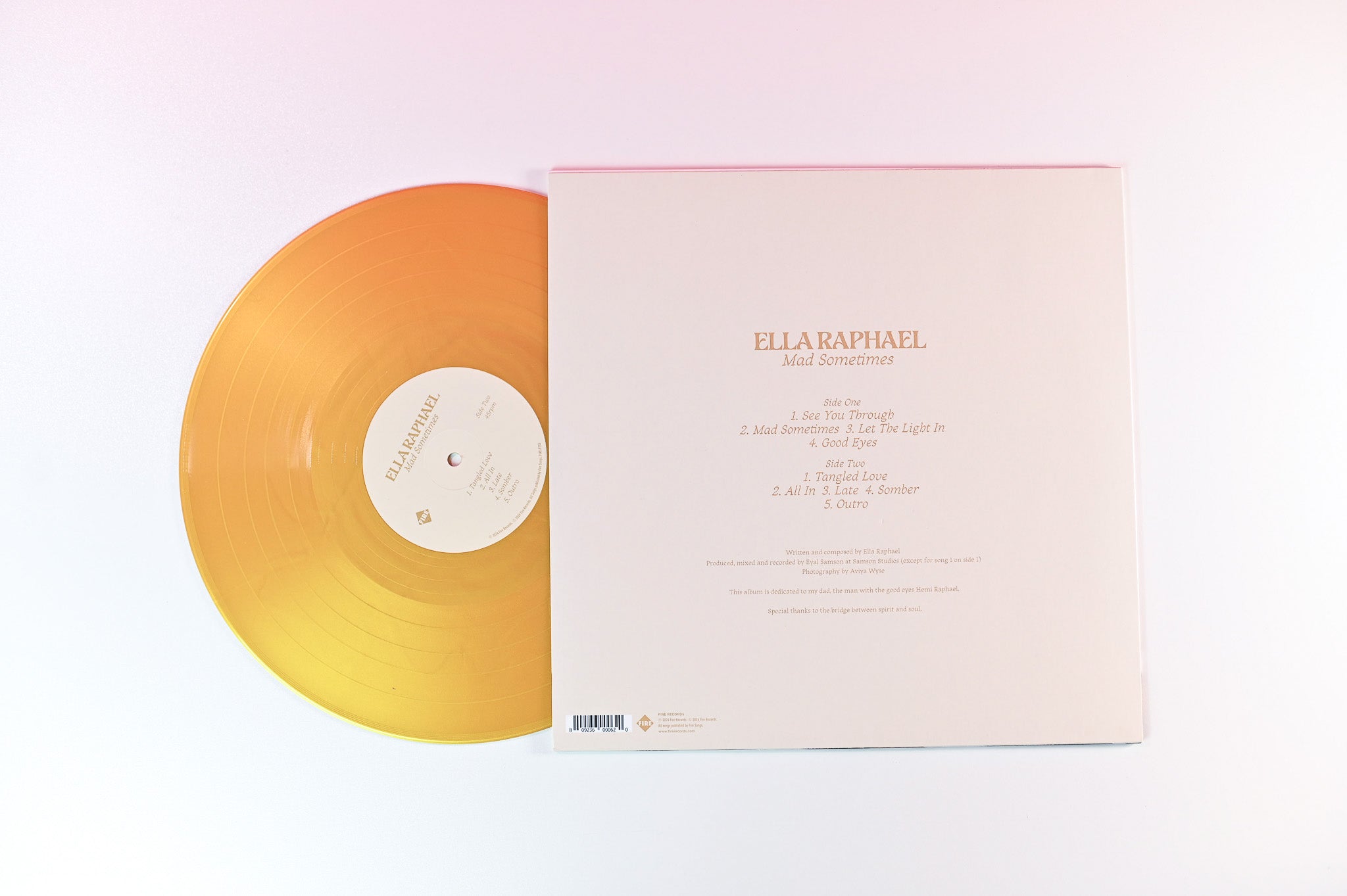 Ella Raphael - Mad Sometimes on Fire Records