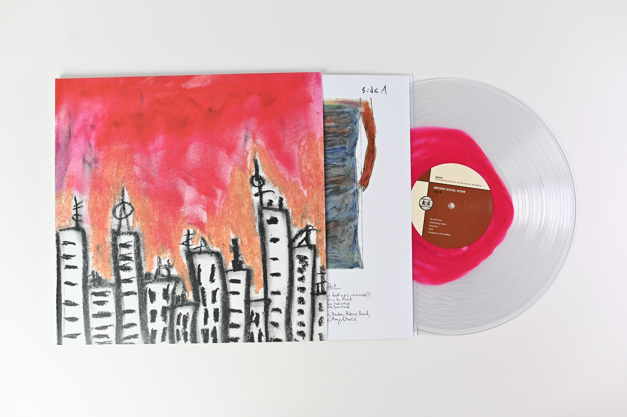 Broken Social Scene - Broken Social Scene on Arts & Crafts Ltd Red & Clear Nebula Reissue