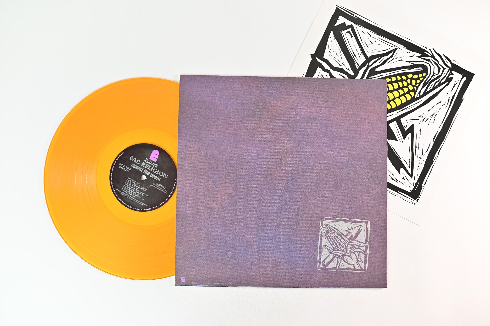 Bad Religion - Against The Grain on Epitaph RSD 2014 Ltd Orange Vinyl