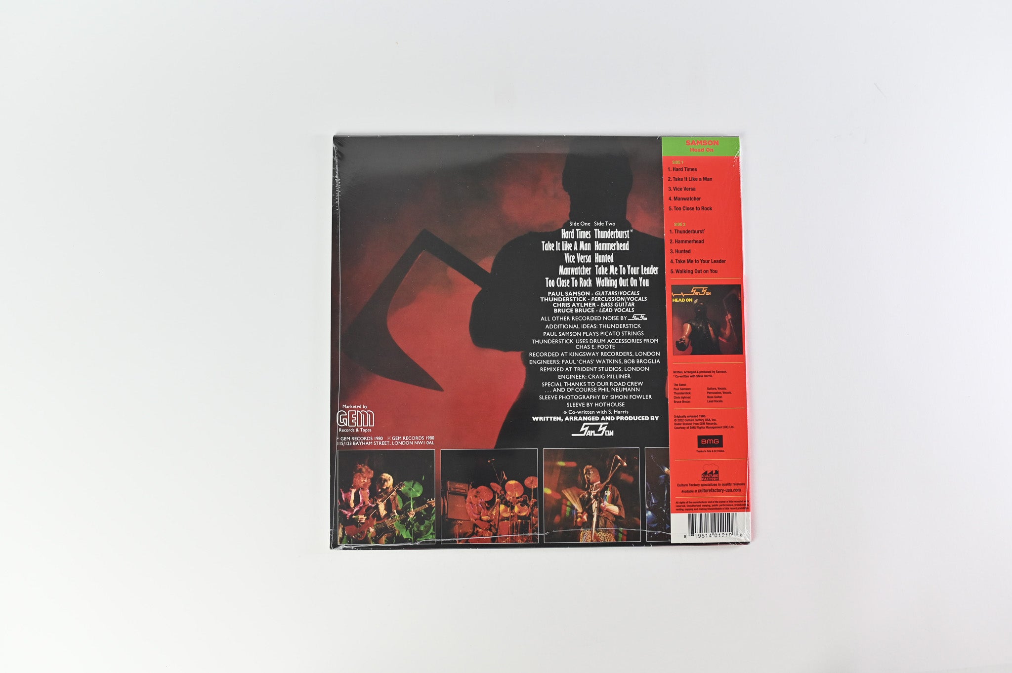 Samson - Head On SEALED Reissue on Culture Factory Yellow Vinyl