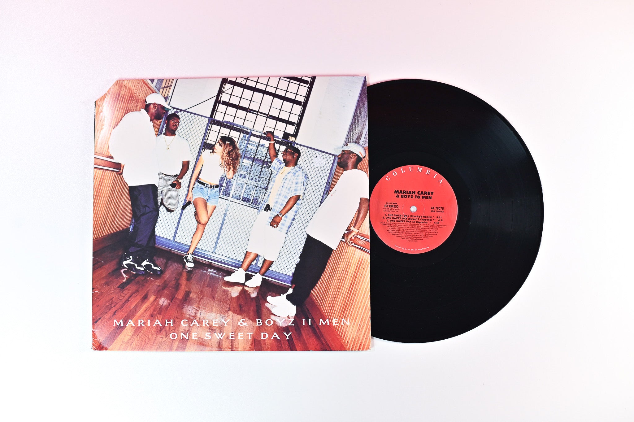 Mariah Carey & Boyz II Men - One Sweet Day on Columbia 12" Single