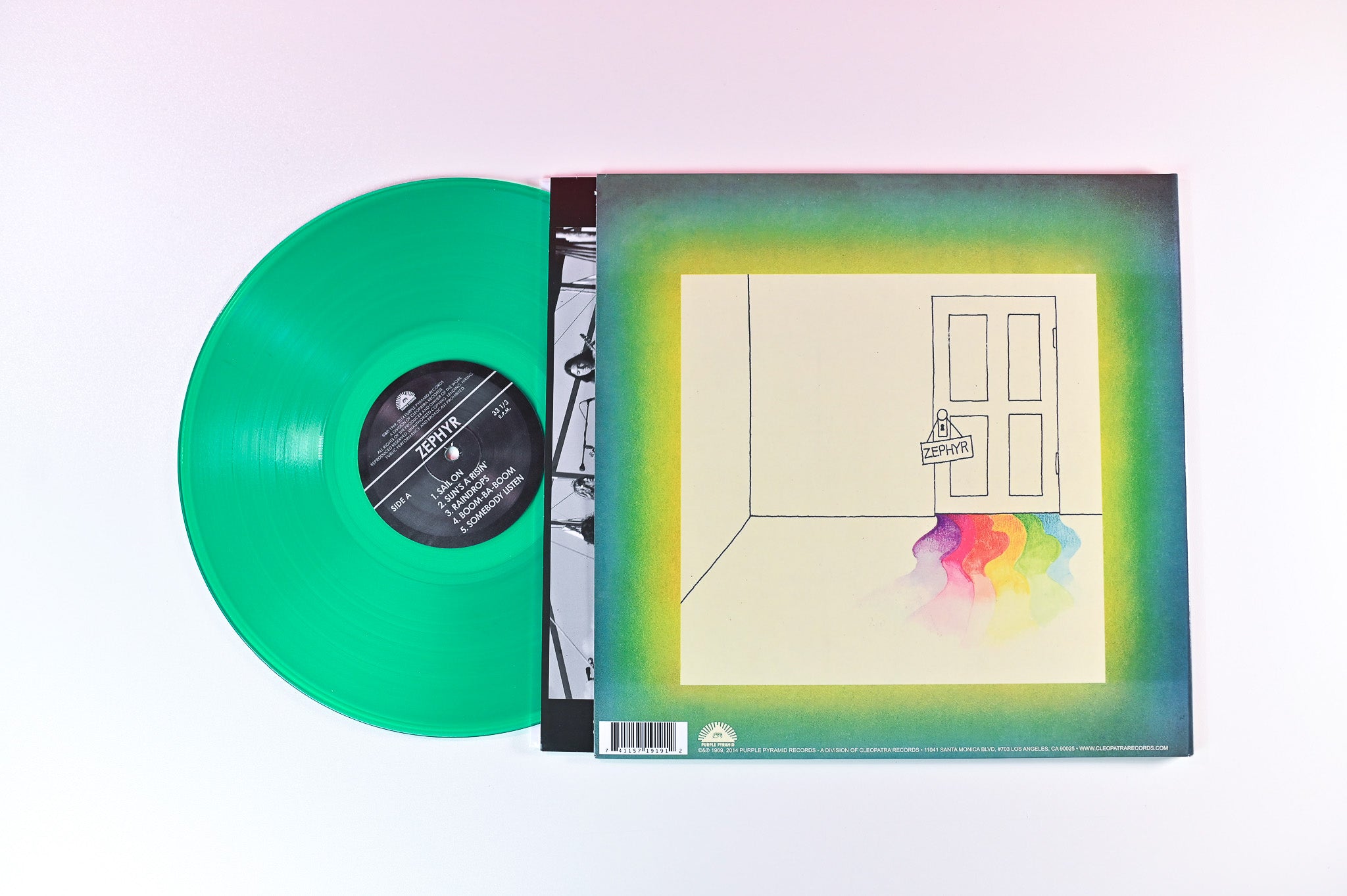 Zephyr - Zephyr on Purple Pyramid - Green Vinyl Reissue