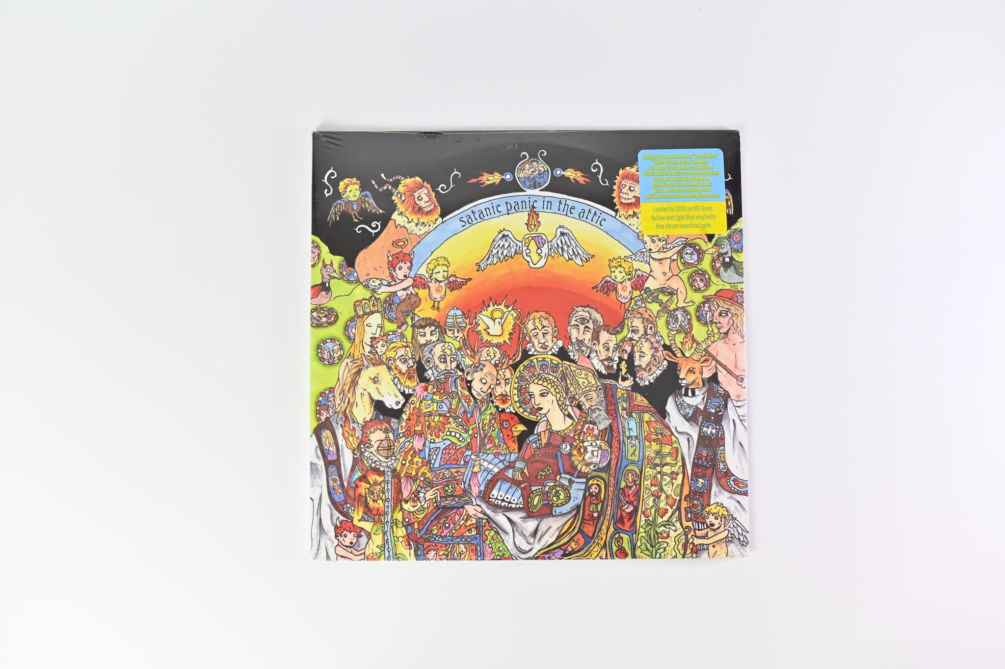 Of Montreal - Satanic Panic In The Attic on Polyvinyl Ltd RSD 2014 Yellow / Blue Reissue Sealed