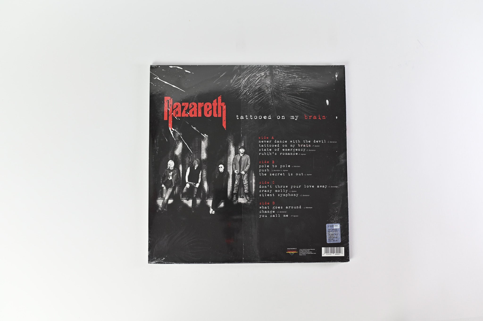 Nazareth - Tattooed On My Brain Sealed on Frontiers Music SRL