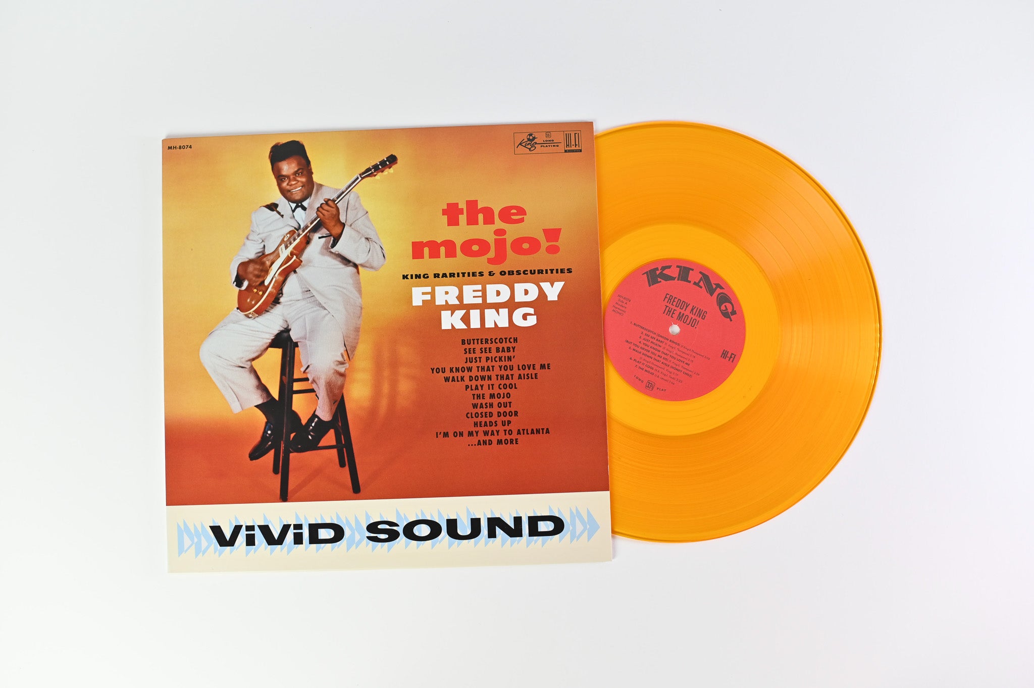 Freddie King - The Mojo! King Rarities & Obscurities on King Modern Harmonic RSD BF 2019 Ltd Mono Gold Vinyl
