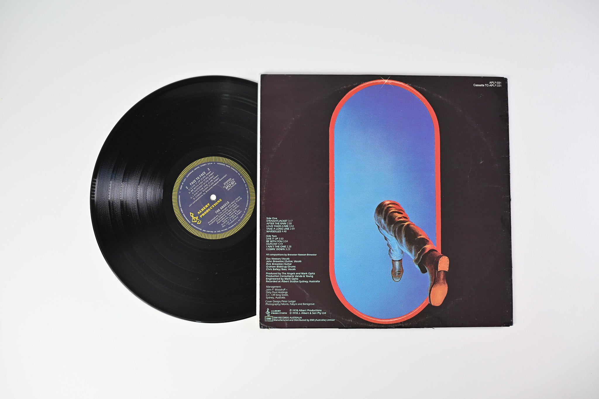 The Angels - Face To Face on Albert Productions