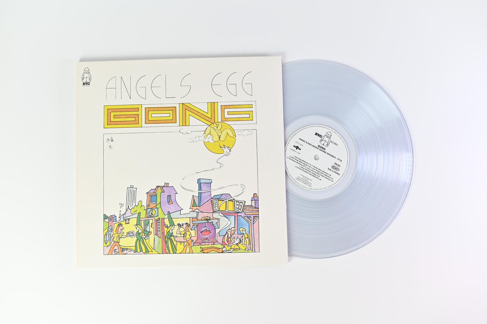 Gong - Angel's Egg (Radio Gnome Invisible Part 2) on Charly Clear Vinyl Reissue