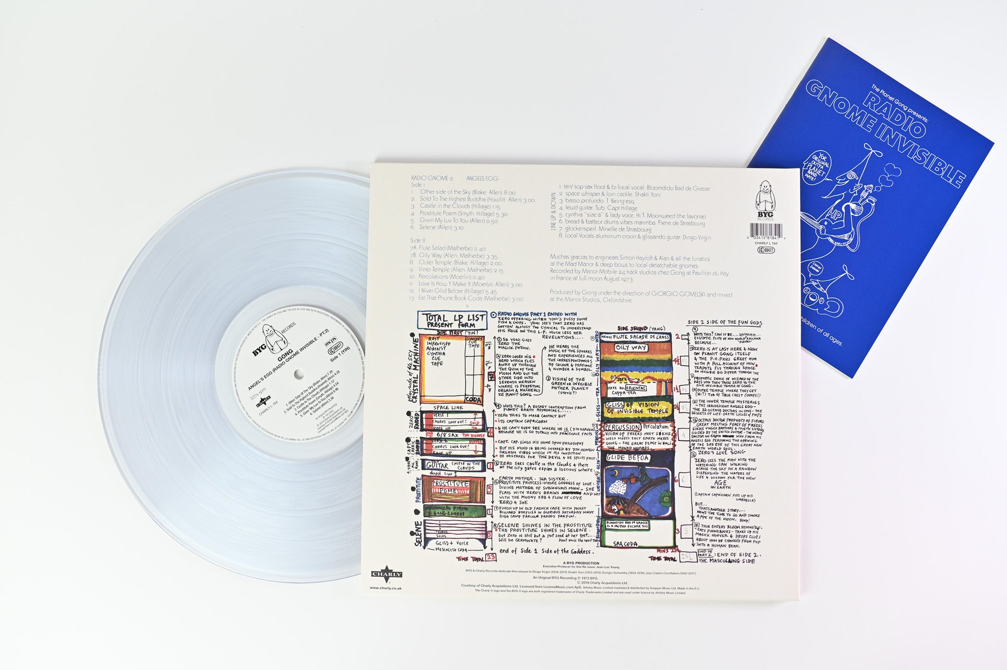 Gong - Angel's Egg (Radio Gnome Invisible Part 2) on Charly Clear Vinyl Reissue