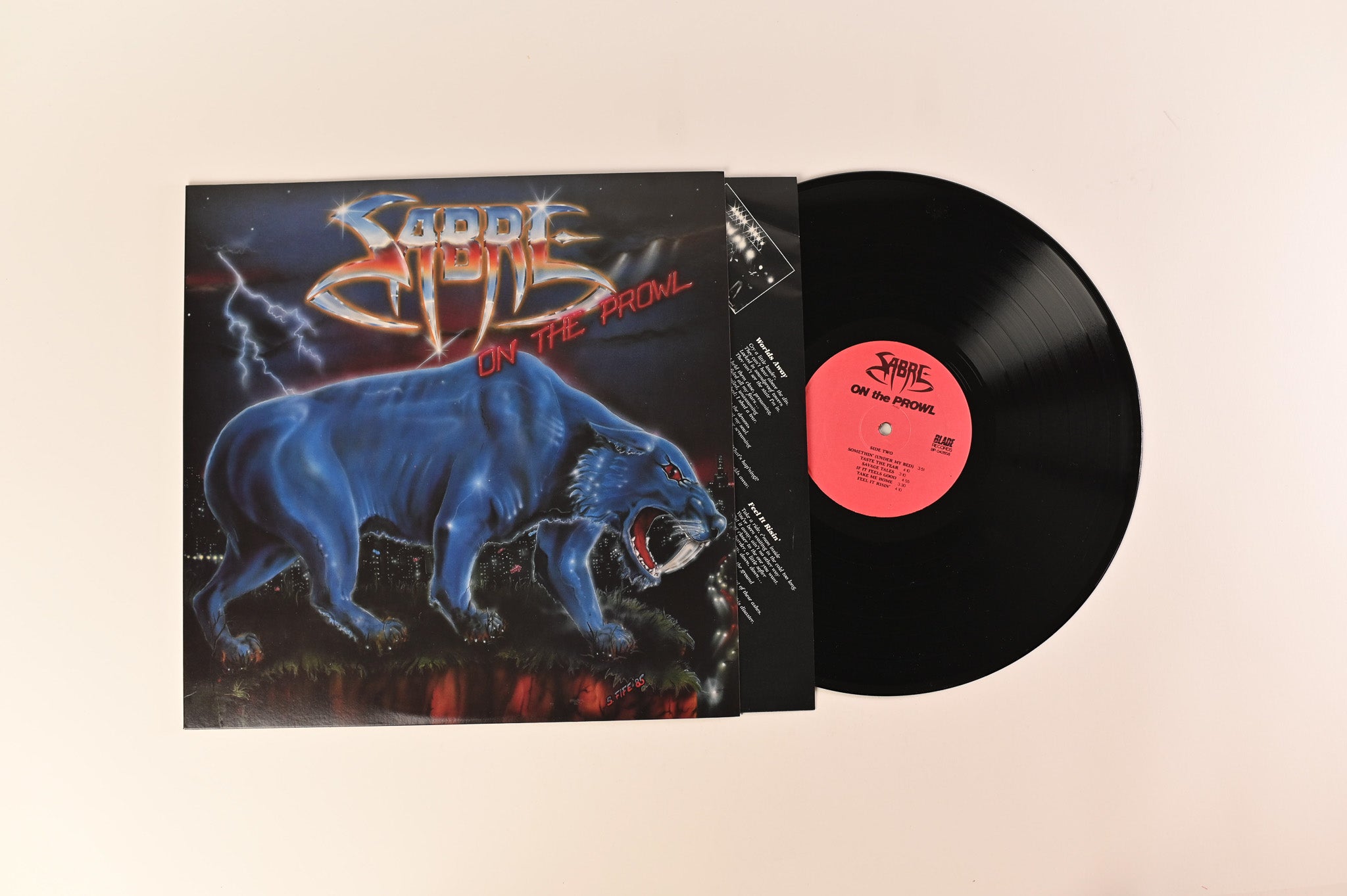 Sabre - On The Prowl on Blade Records