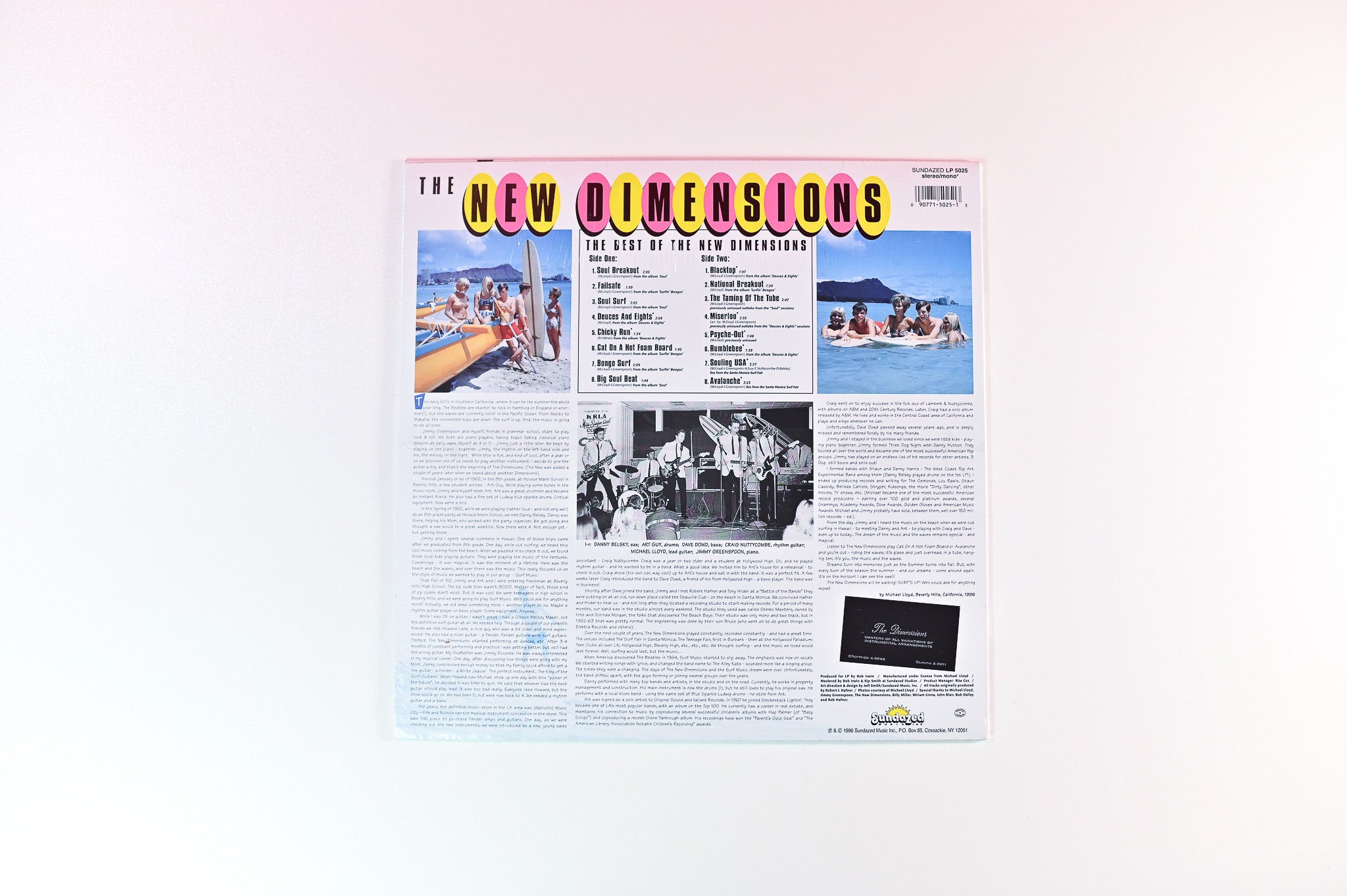 The New Dimensions - The Best Of The New Dimensions on Sundazed Music - Sealed
