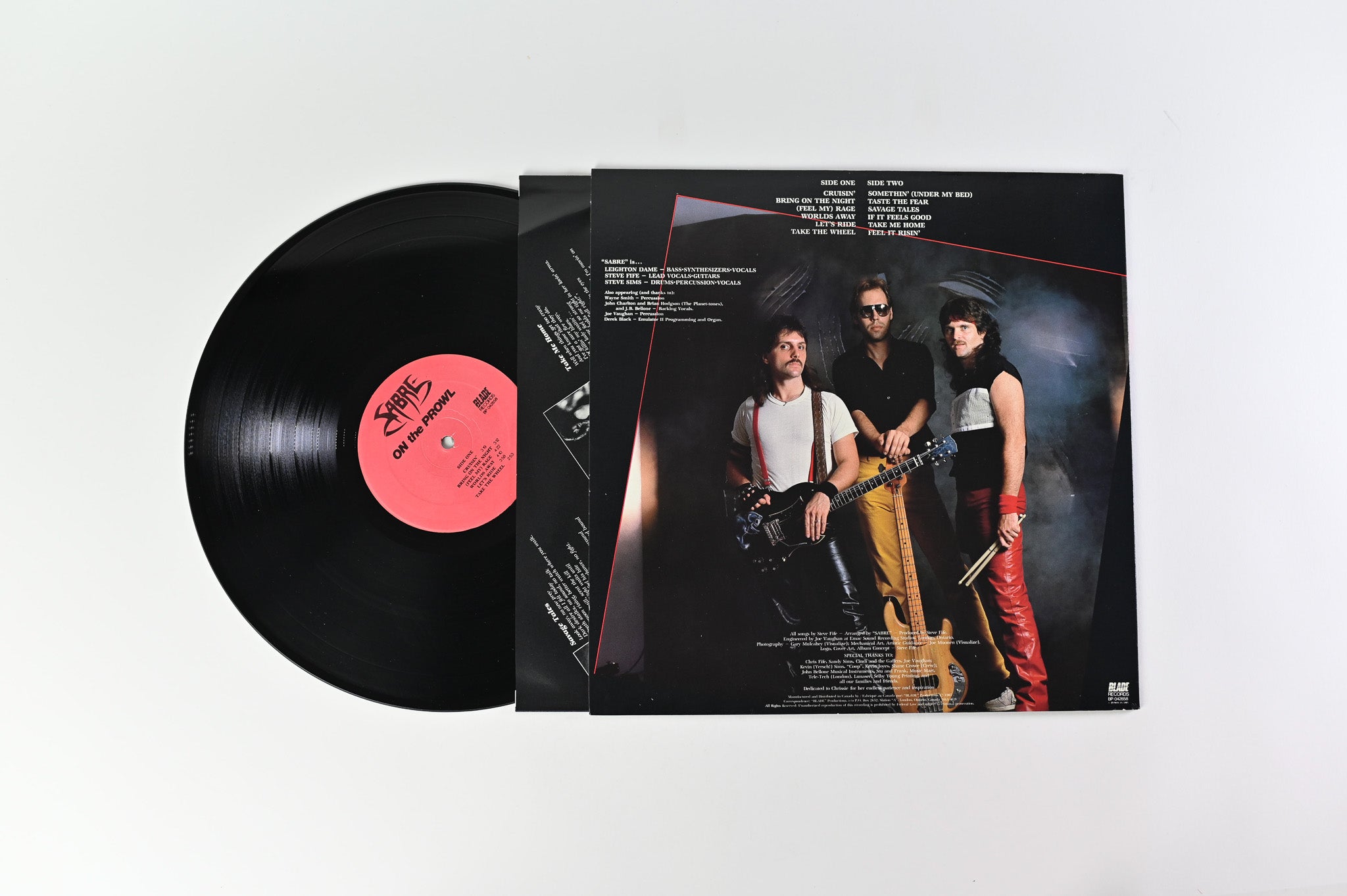 Sabre - On The Prowl on Blade Records