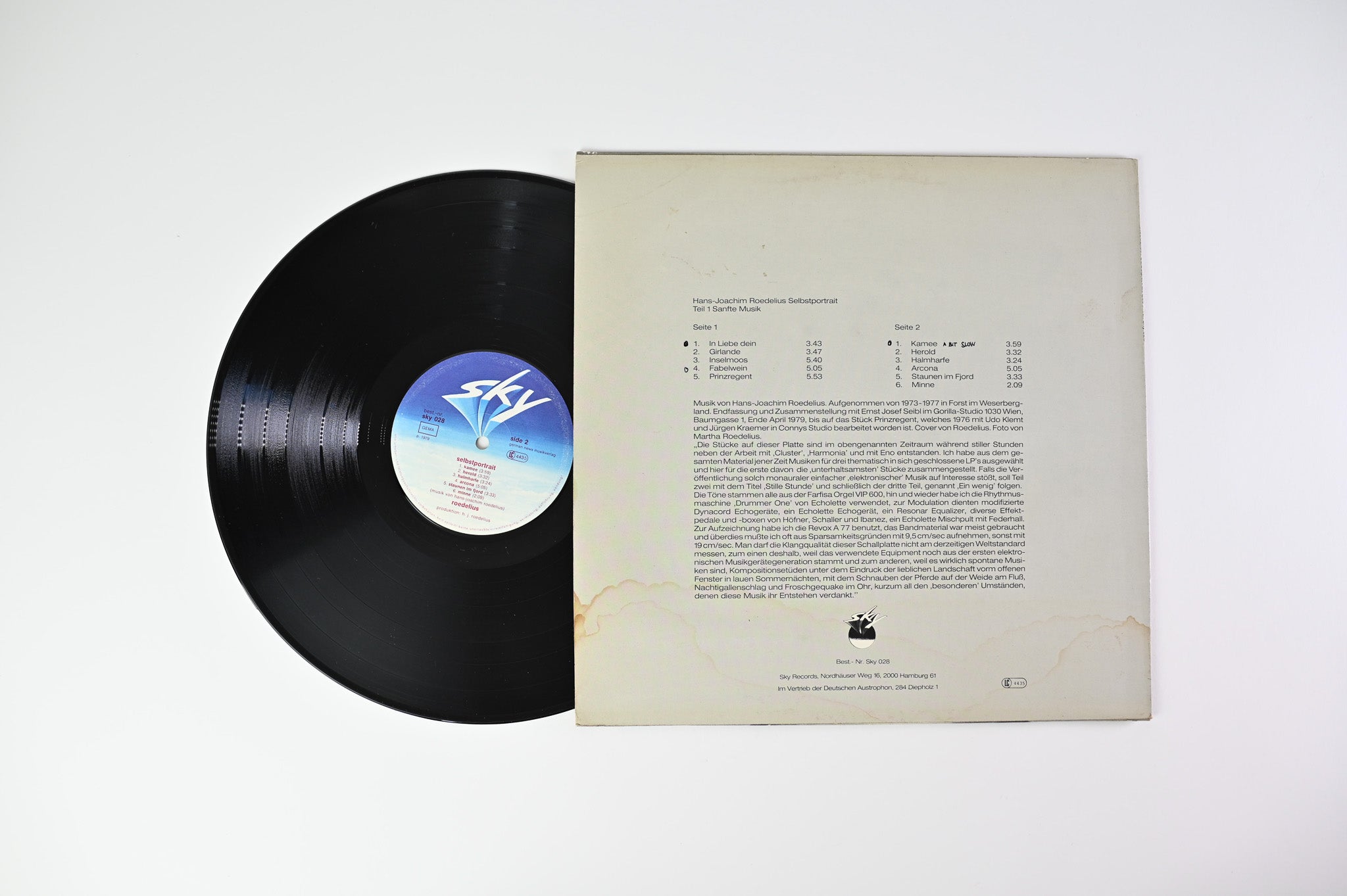 Hans-Joachim Roedelius - Selbstportrait (Teil 1 Sanfte Musik) on Sky Records