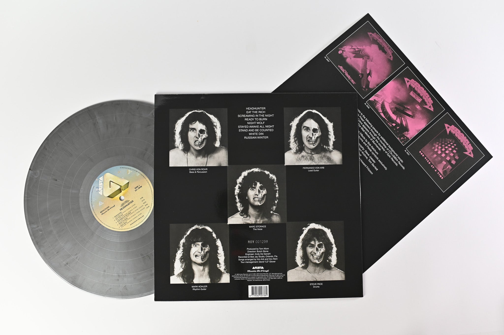 Krokus - Headhunter Numbered Reissue on Music On Vinyl Silver & Black Marbled Vinyl