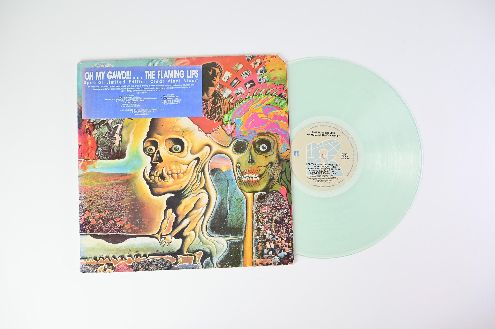 The Flaming Lips - Oh My Gawd!!!...The Flaming Lips on Restless Records Clear Vinyl