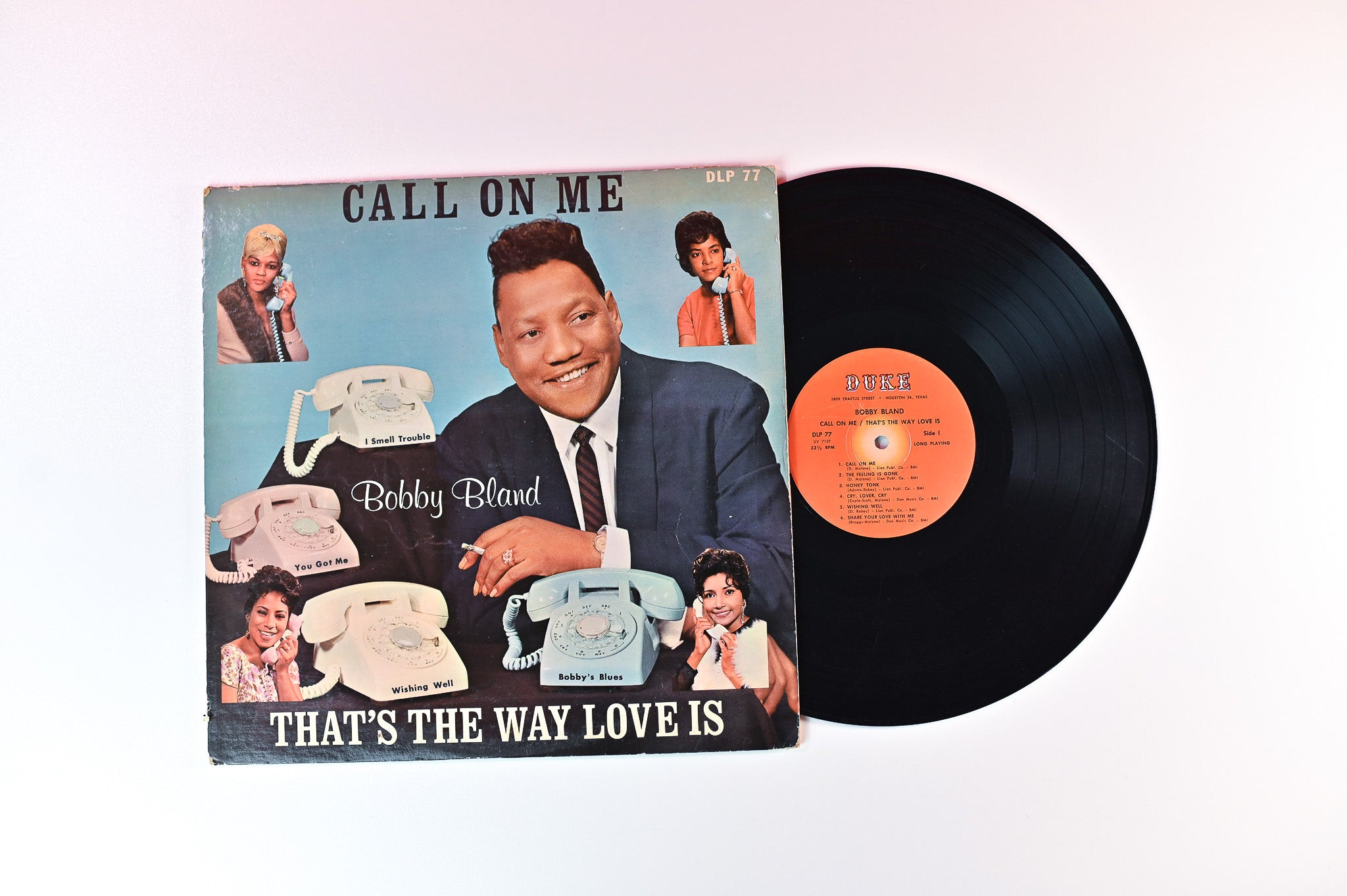 Bobby Bland - Call On Me / That's The Way Love Is on Duke