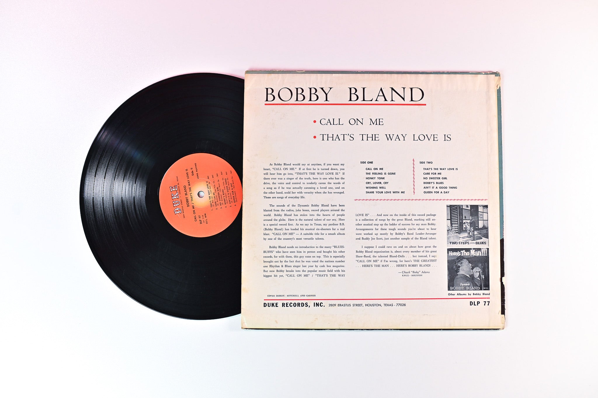 Bobby Bland - Call On Me / That's The Way Love Is on Duke