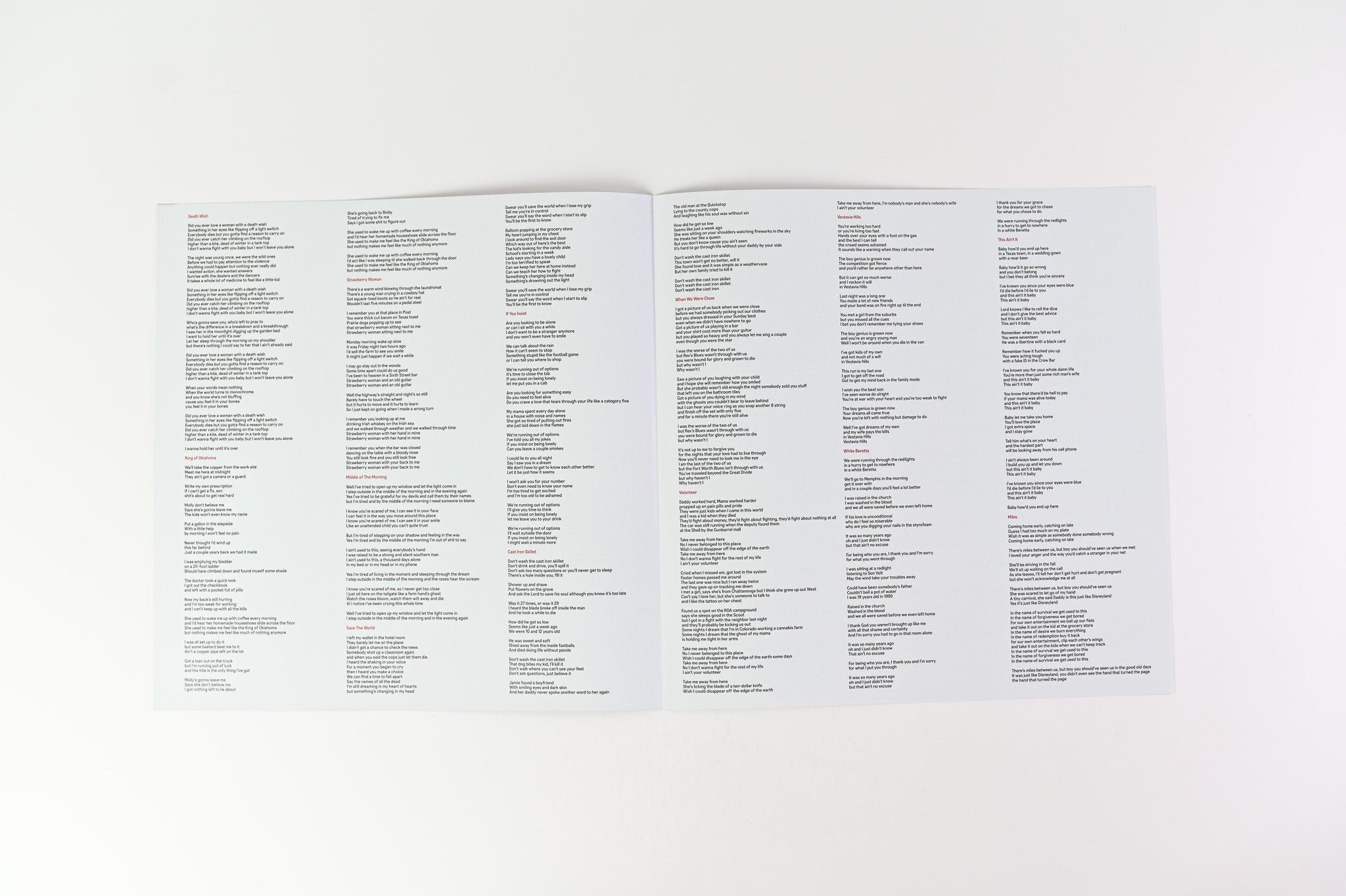 Jason Isbell And The 400 Unit - Weathervanes on Southeastern Ltd Red Translucent w/ Black Swirl