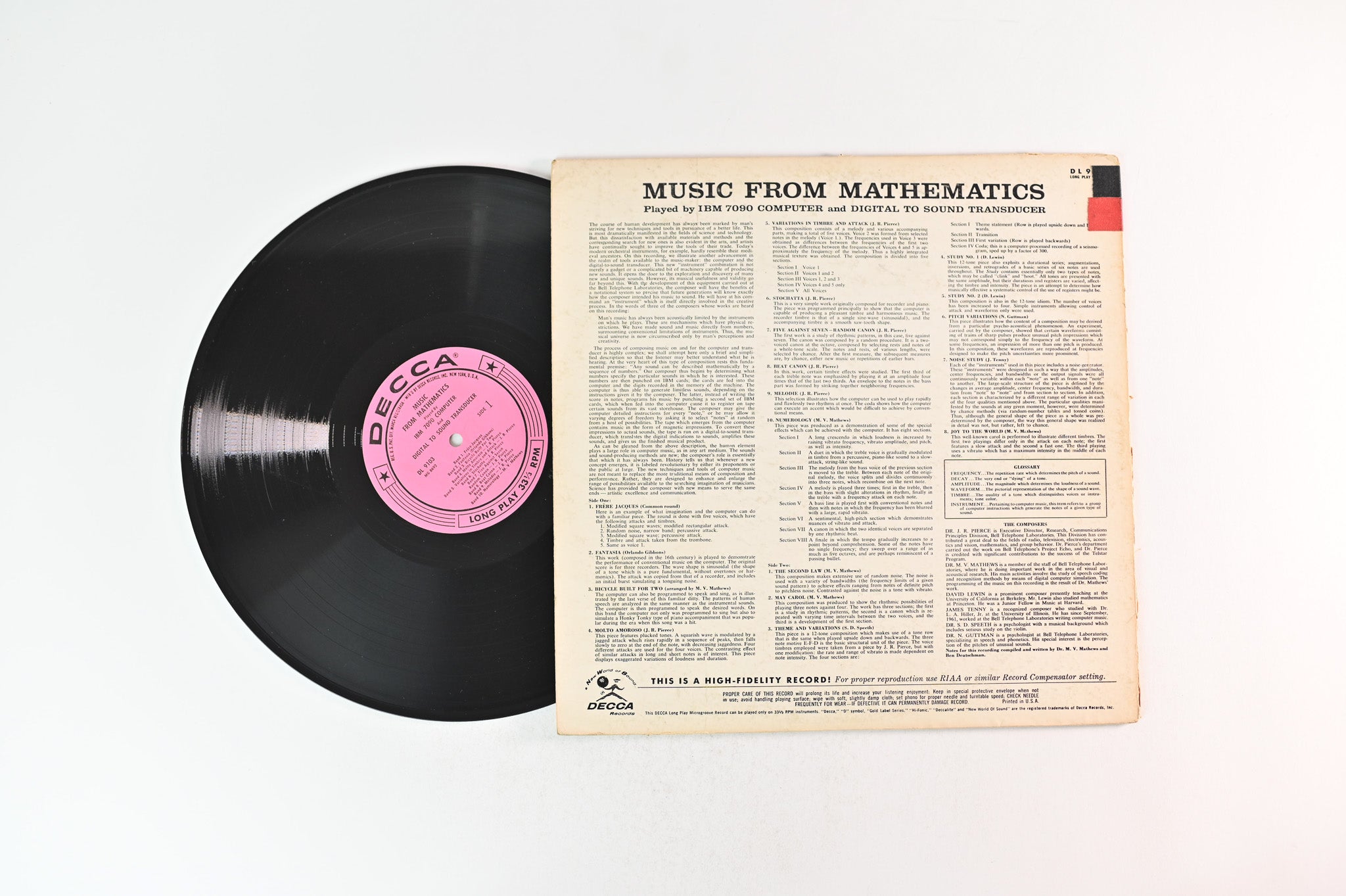 Various - Music From Mathematics on Decca Mono