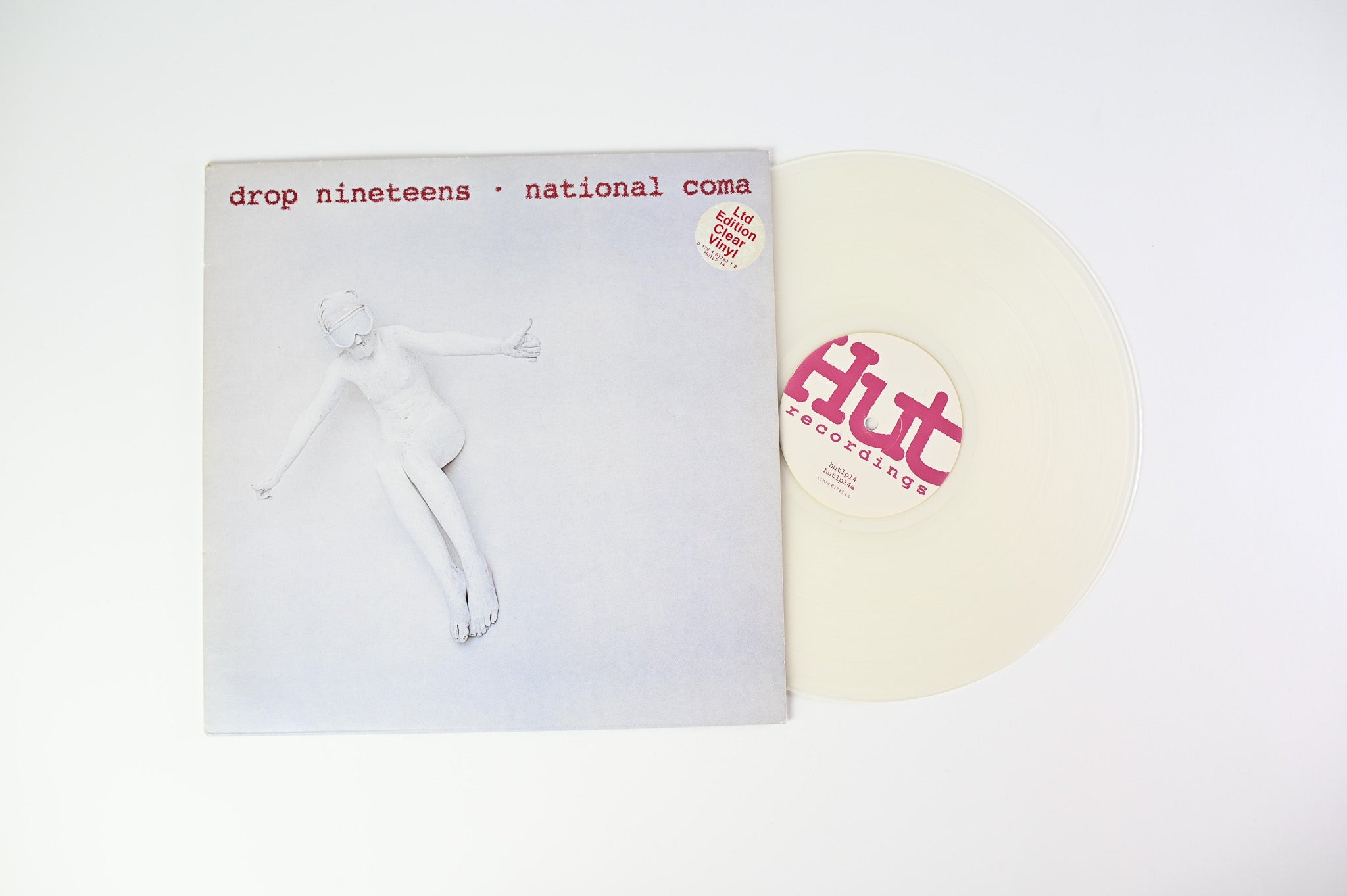 Drop Nineteens - National Coma on Recordings Clear Vinyl