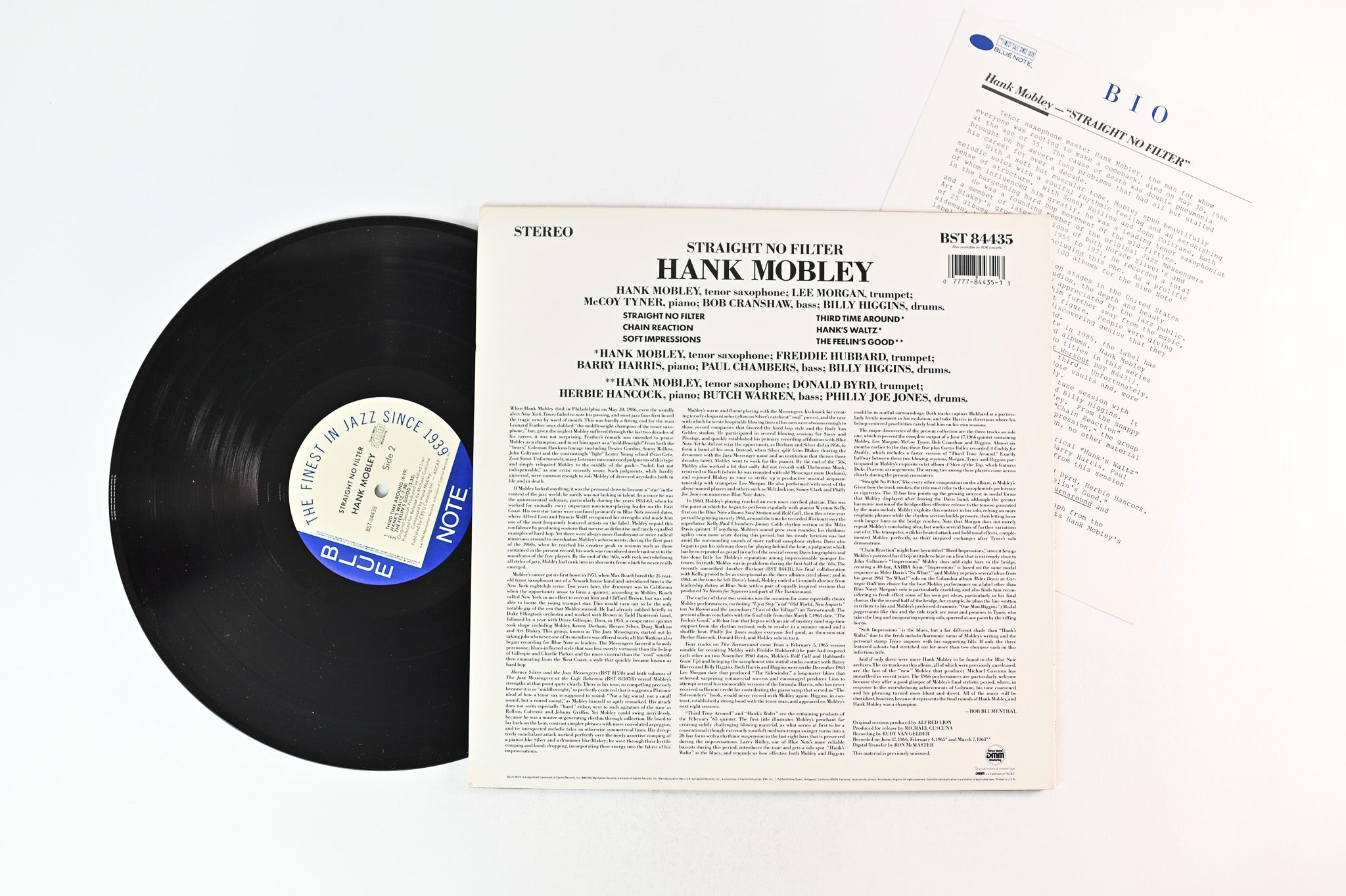 Hank Mobley - Straight No Filter on Blue Note DMM