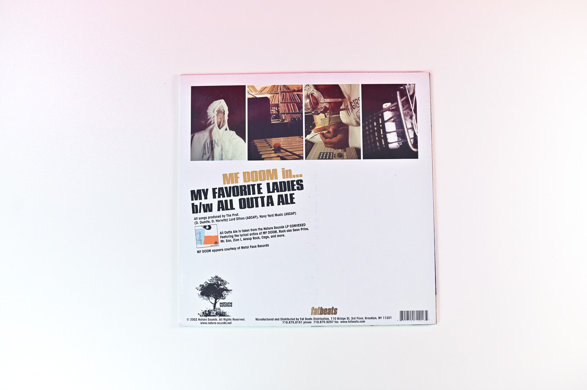 The Prof., MF Doom - My Favorite Ladies b/w All Outta Ale on Nature Sounds - Sealed 12" Single