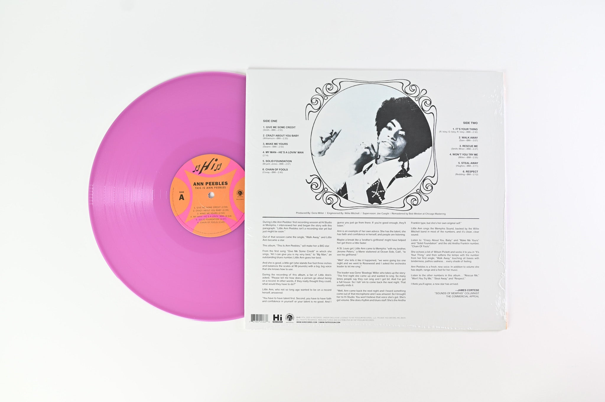 Ann Peebles - This Is Ann Peebles on Fat Possum Records - Purple Vinyl