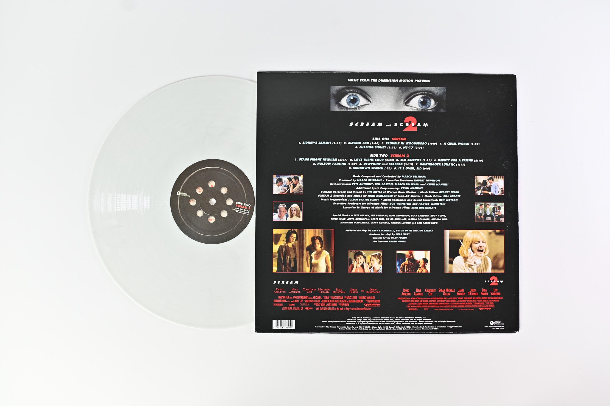 Marco Beltrami - Scream / Scream 2 (Music From The Dimension Music Pictures) on Varèse Sarabande - White Vinyl