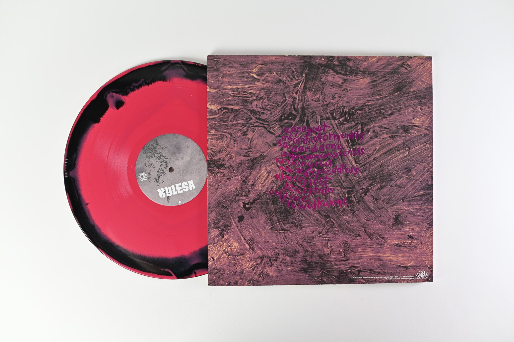 Kylesa - Static Tensions on 20 Buck Spin Yellow & Purple Black Marble
