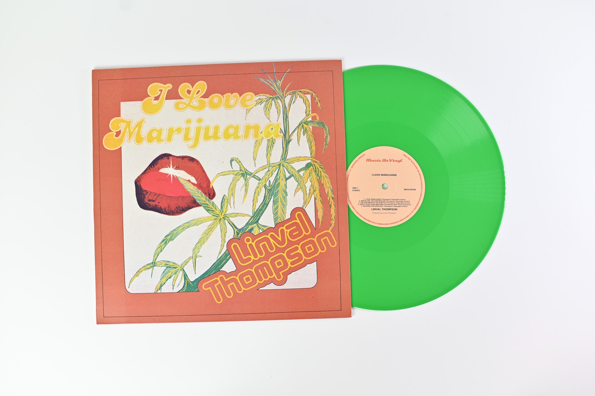 Linval Thompson - I Love Marijuana on Music On Vinyl - Green Vinyl