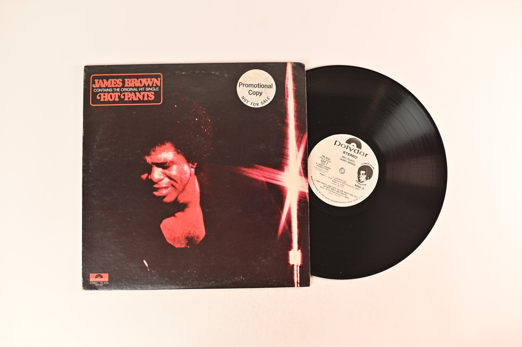 James Brown - Hot Pants on Polydor Promo