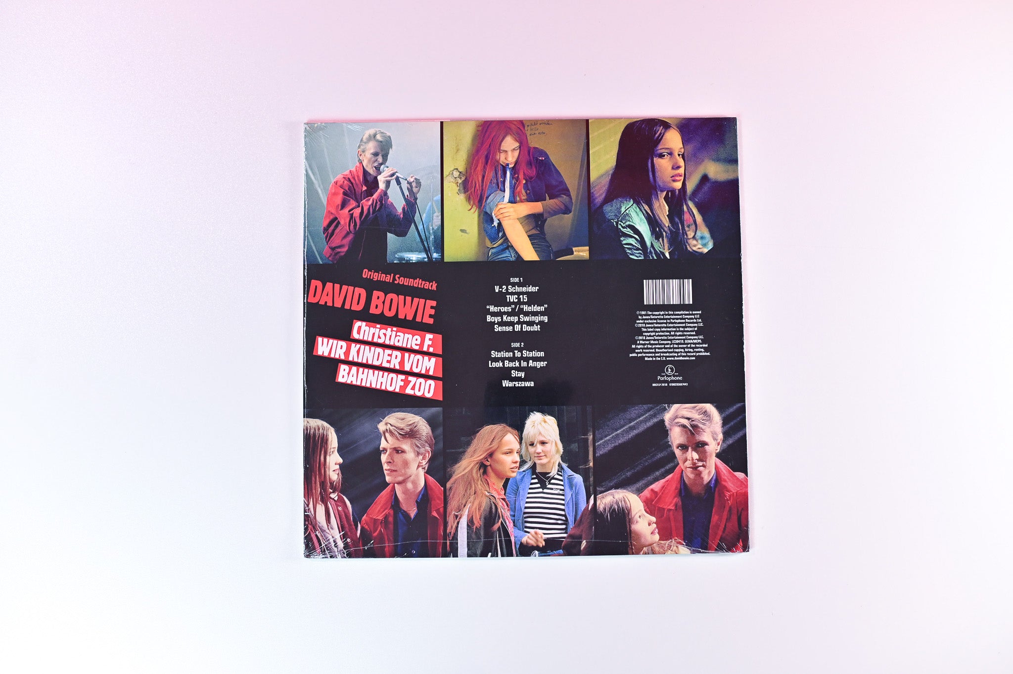 David Bowie - Christiane F. Wir Kinder Vom Bahnhof Zoo (Original Soundtrack) on Parlophone - Sealed Red Vinyl