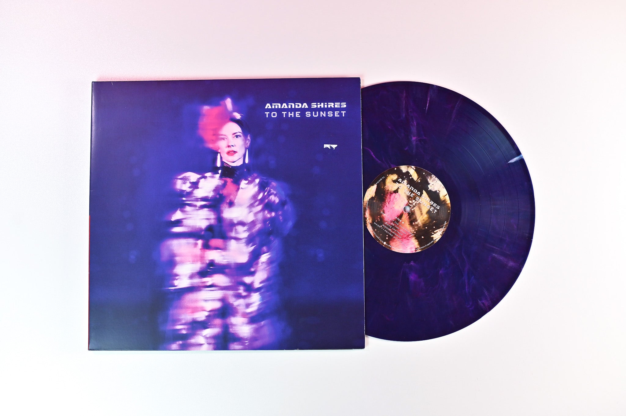 Amanda Shires - To The Sunset on Silver Knife Records - Purple Marble Vinyl