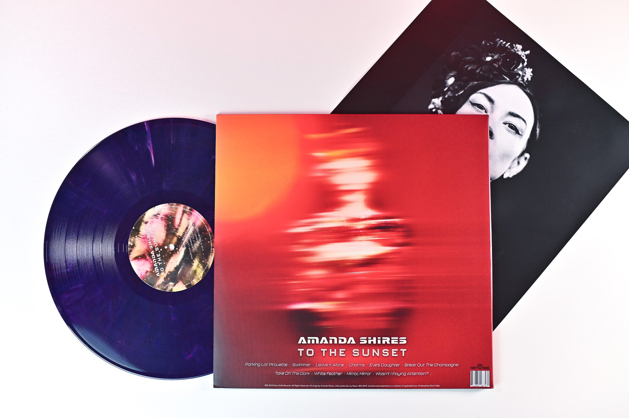 Amanda Shires - To The Sunset on Silver Knife Records - Purple Marble Vinyl