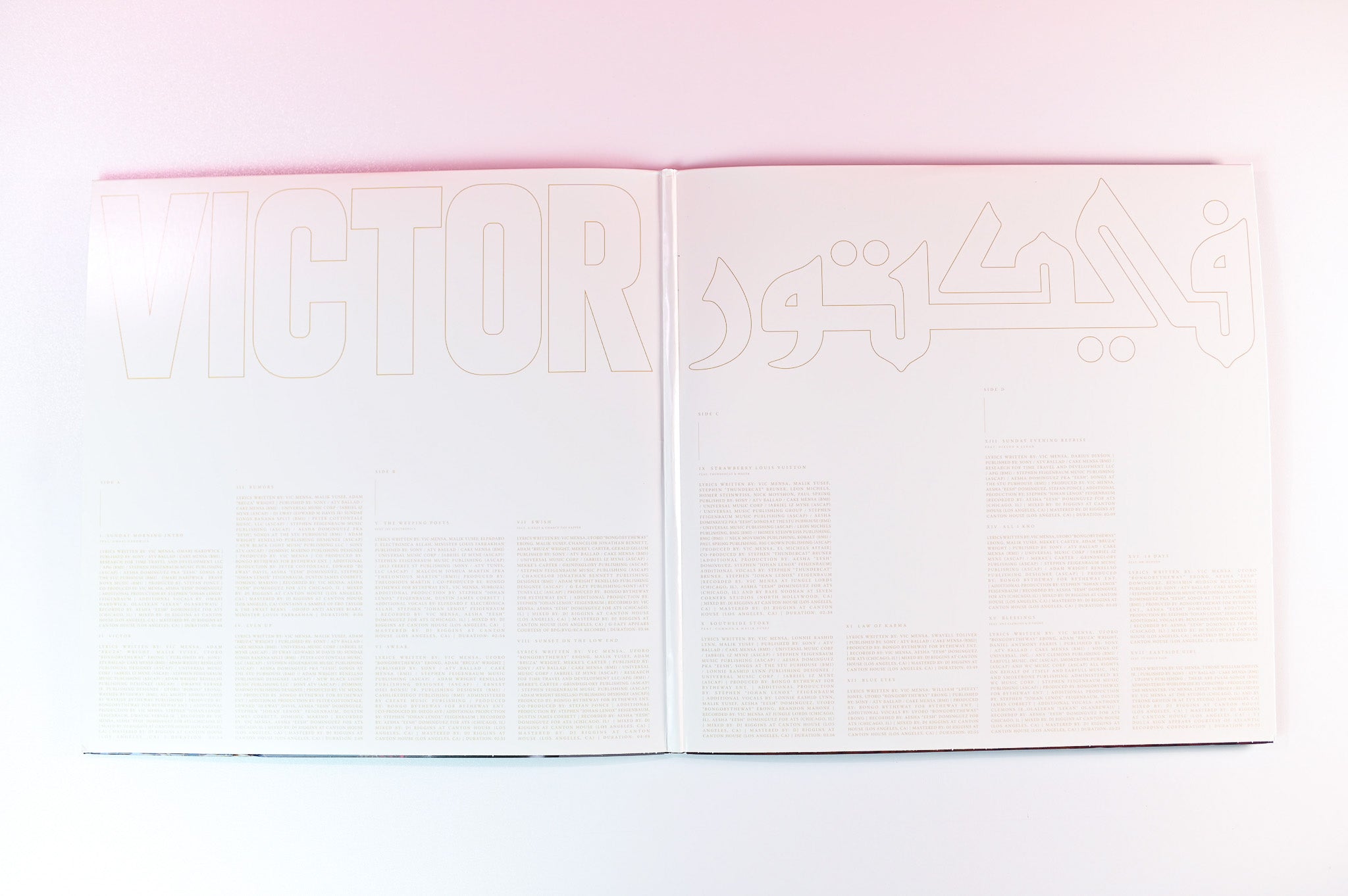 Vic Mensa - Victor on Roc Nation - Bone Colored Vinyl