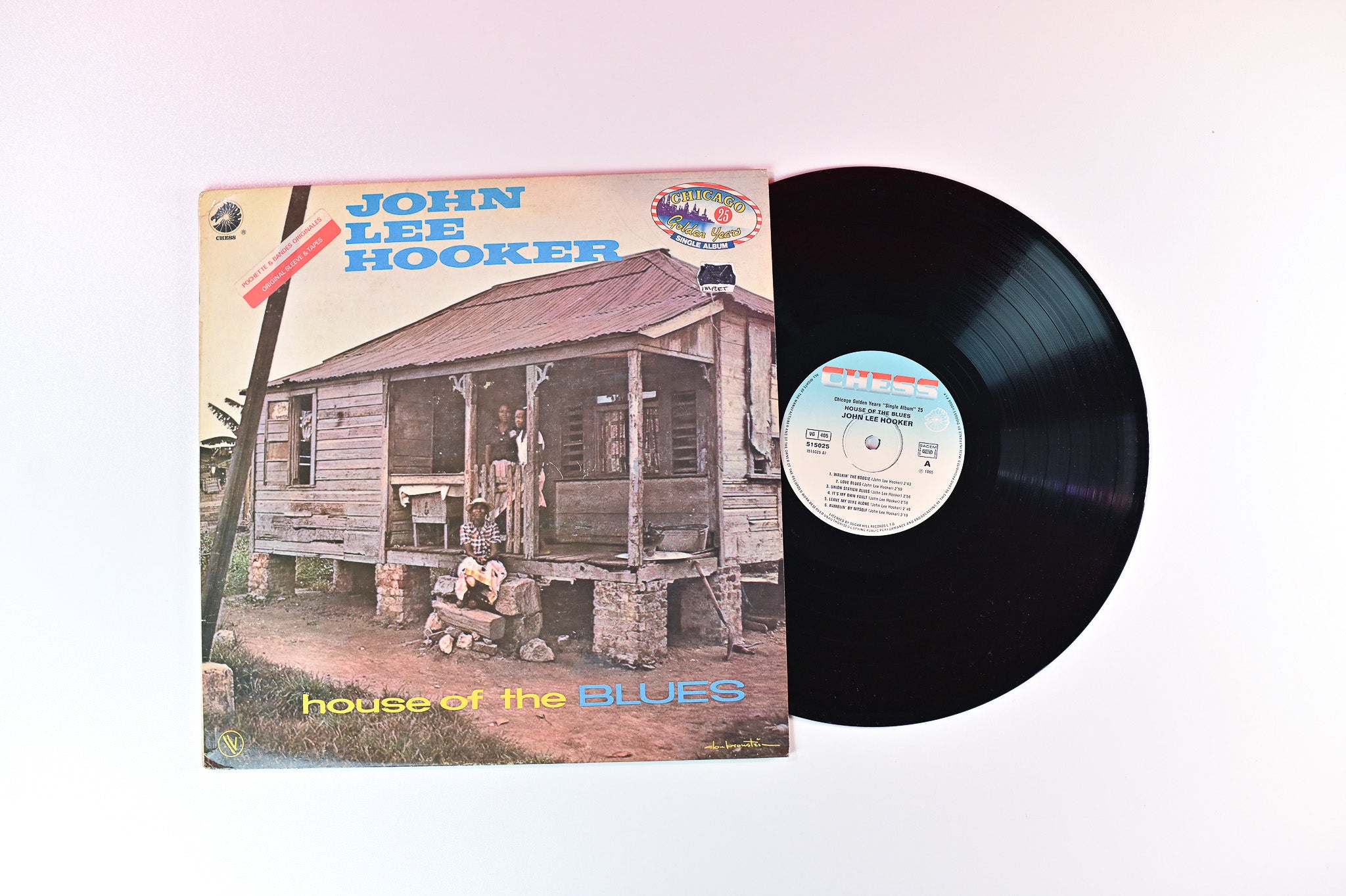 John Lee Hooker - House Of The Blues on Chess - French reissue