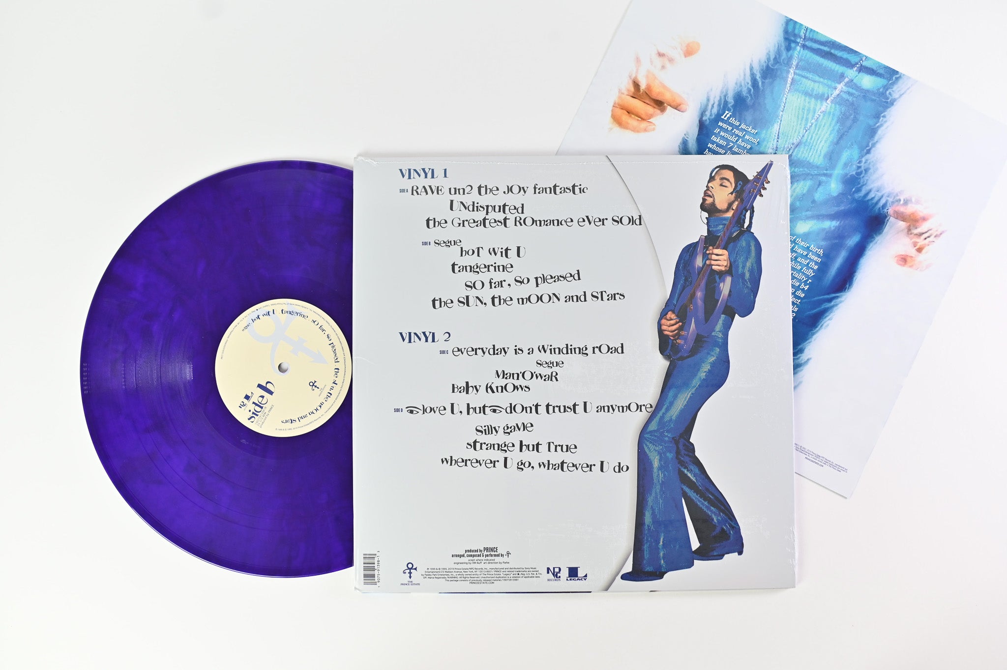 The Artist (Formerly Known As Prince) - Rave Un2 The Joy Fantastic on NPG Records / Legacy - Purple Vinyl
