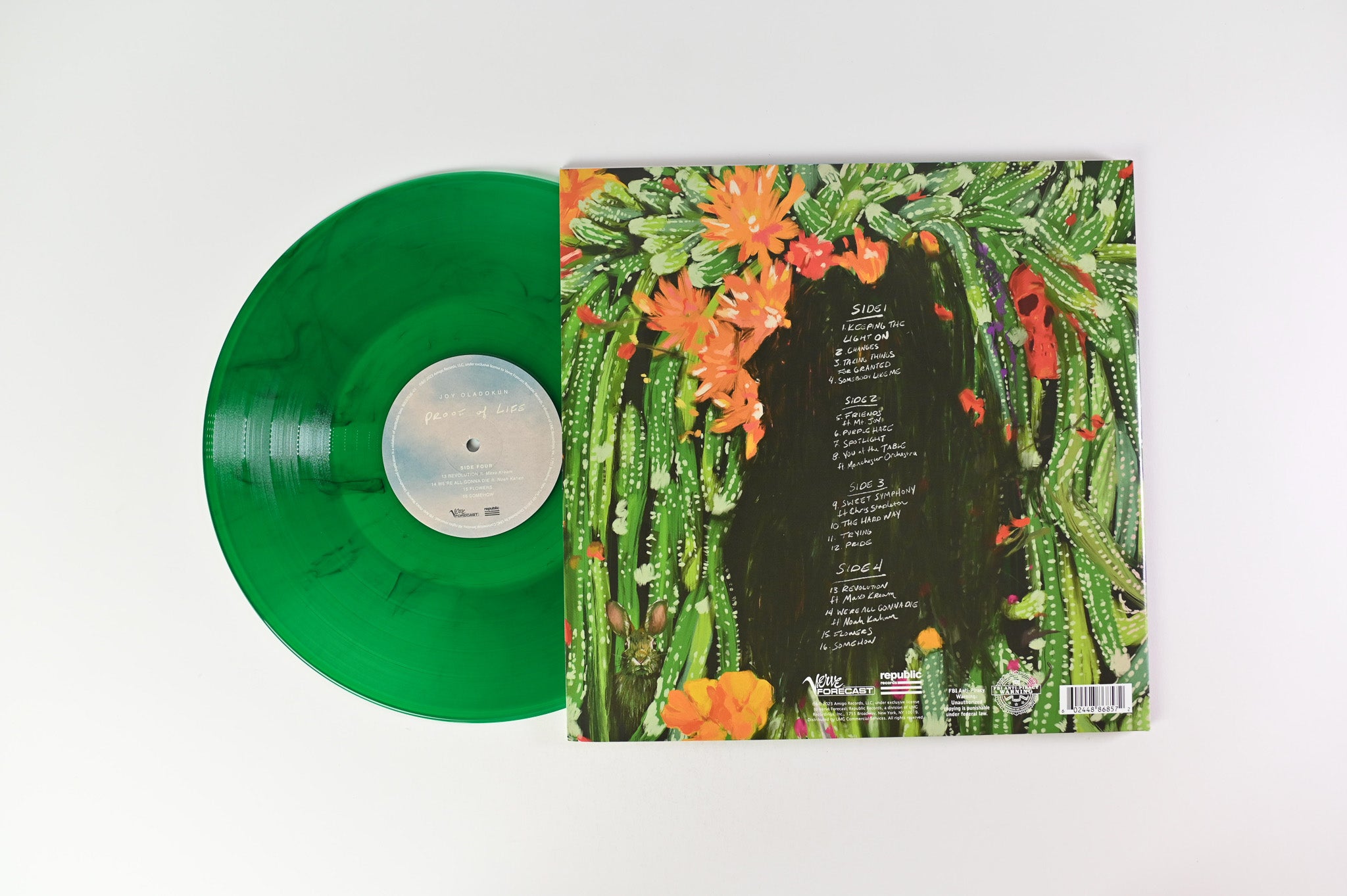 Joy Oladokun - Proof of Life on Verve Forecast Translucent Green Vinyl