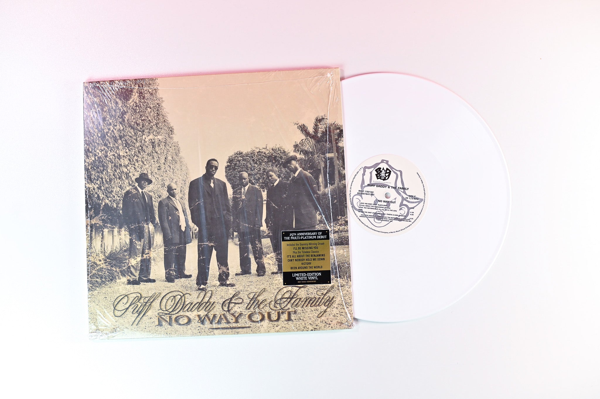 Puff Daddy & The Family - No Way Out on Bad Boy Records - White Vinyl