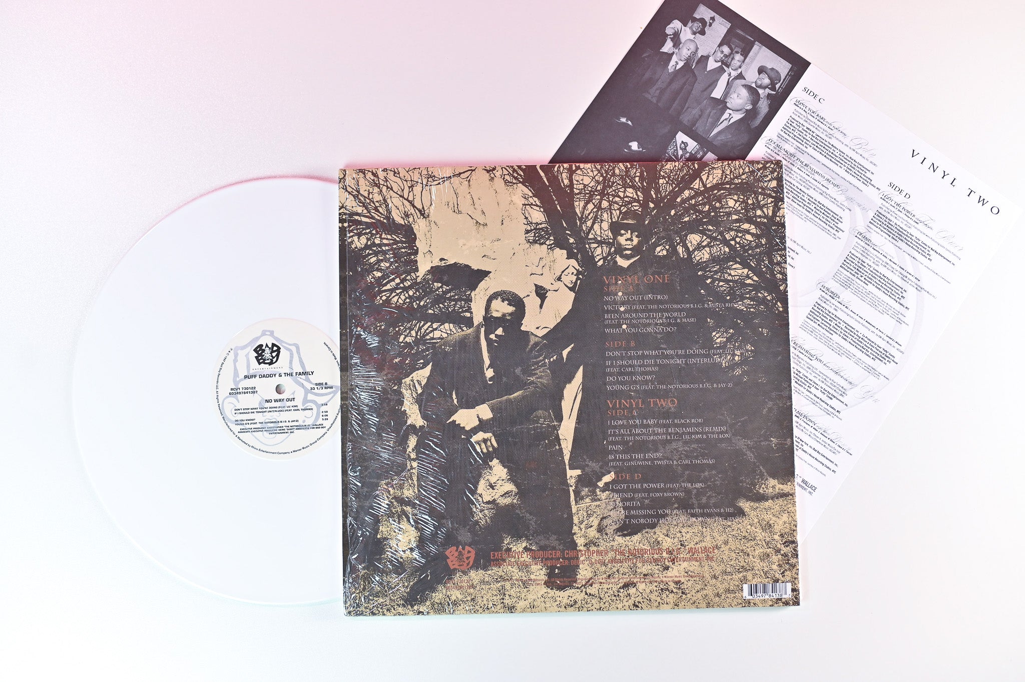 Puff Daddy & The Family - No Way Out on Bad Boy Records - White Vinyl