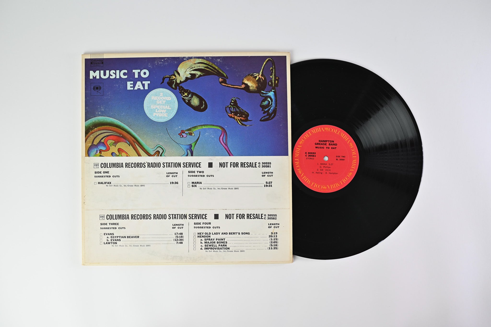 Hampton Grease Band - Music To Eat on Columbia - Promo