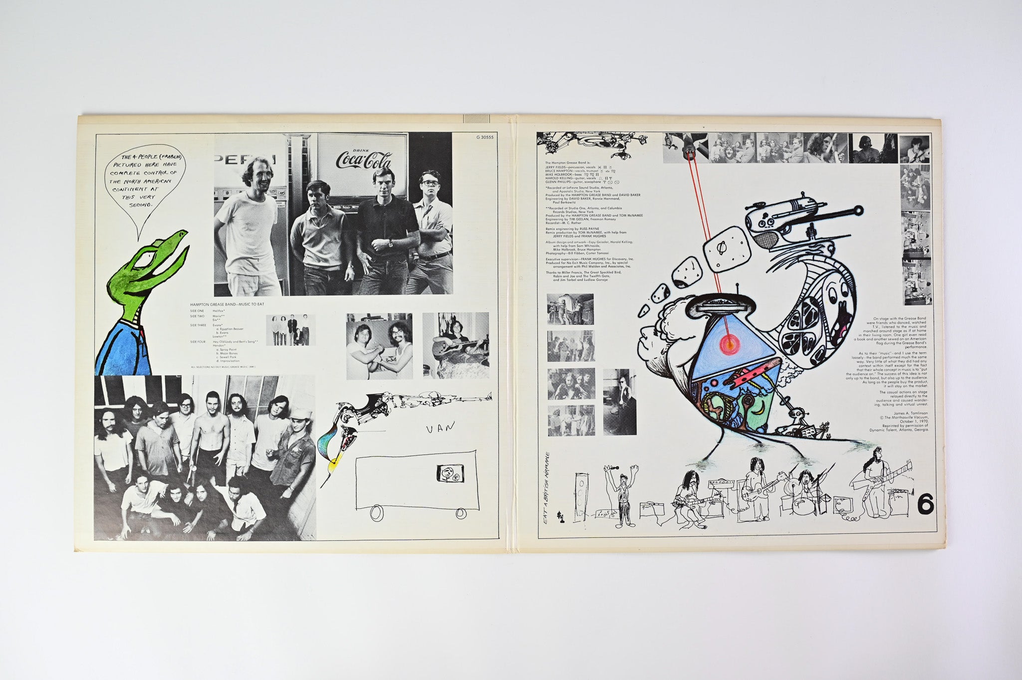 Hampton Grease Band - Music To Eat on Columbia - Promo